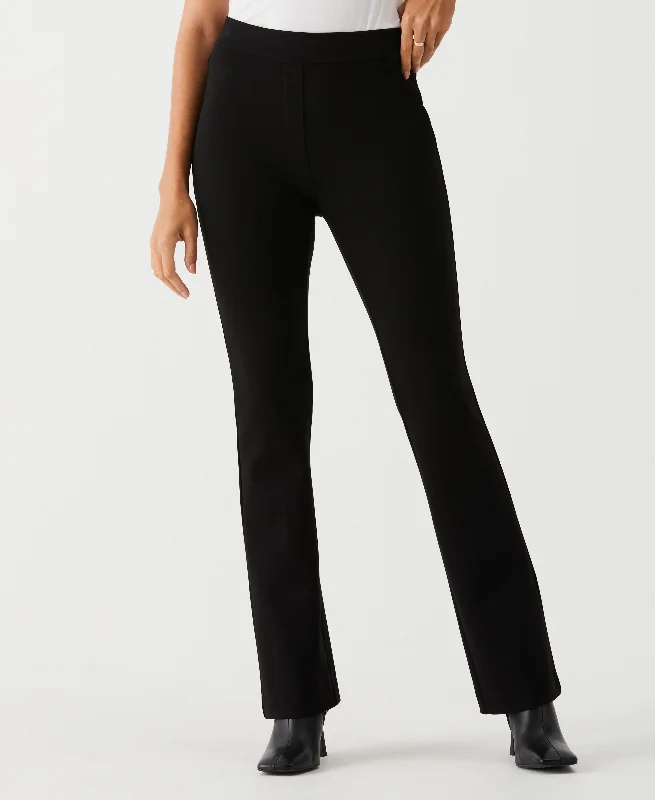 Petite Boot Cut Pull-On Pant Comfy High-Waist Jeans