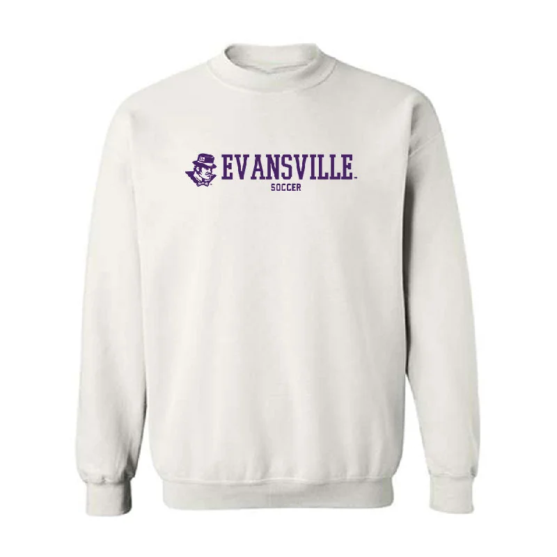 Evansville - NCAA Women's Soccer : Brielle LaBerge - Crewneck Sweatshirt Hoodie with Back Slit Movement Comfort Evansville - NCAA Women's Soccer : Brielle LaBerge - Crewneck Sweatshirt Hoodie with Back Slit Movement Comfort