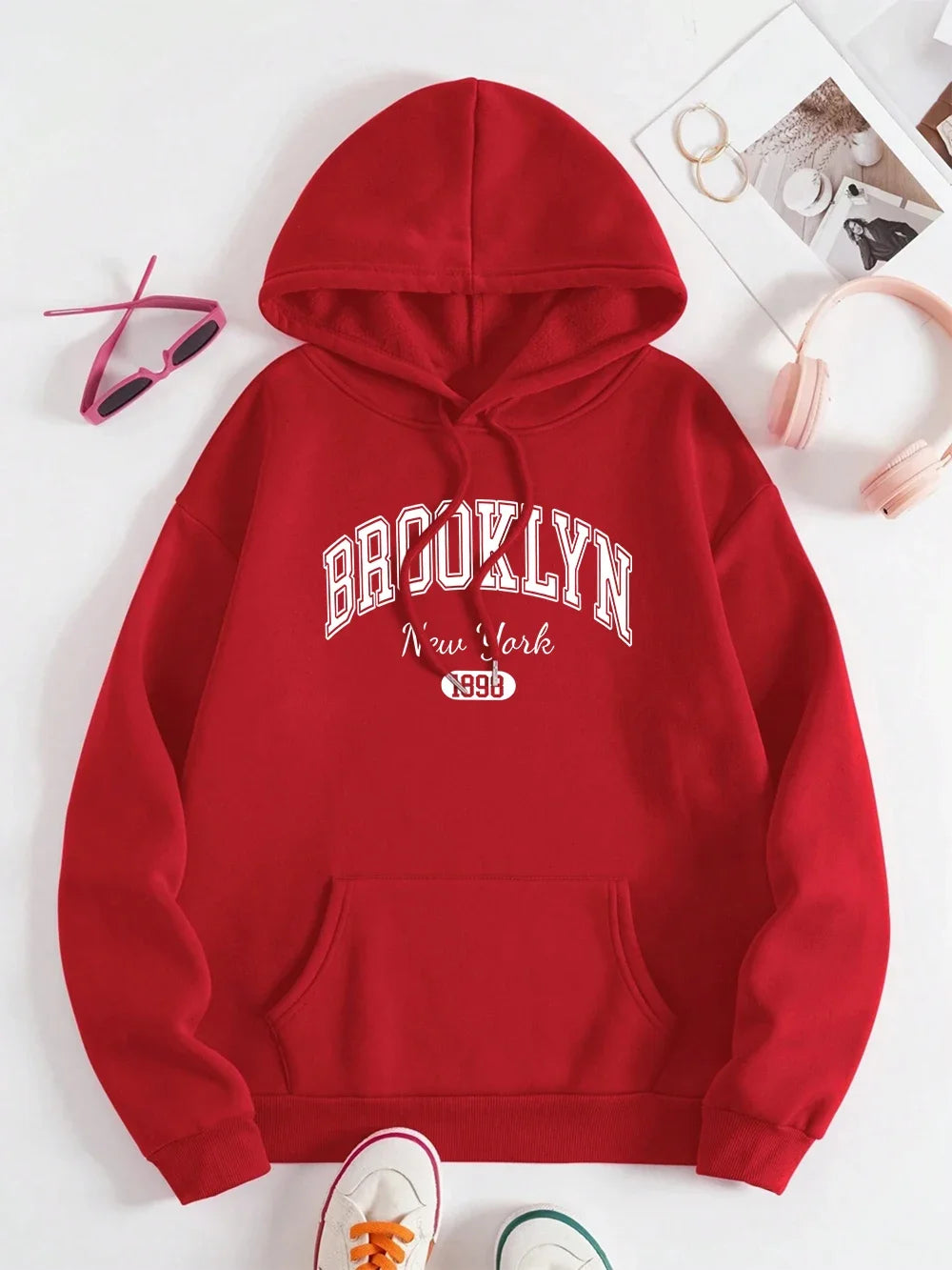 Brooklyn New York 1898 City Letter Men Women Sweatshirt Crewneck Hoodies Autumn Hip Hop Clothing Casual Couple Hoody Hoodie with Hem Drawcord Adjustable Customizable Brooklyn New York 1898 City Letter Men Women Sweatshirt Crewneck Hoodies Autumn Hip Hop Clothing Casual Couple Hoody Hoodie with Hem Drawcord Adjustable Customizable
