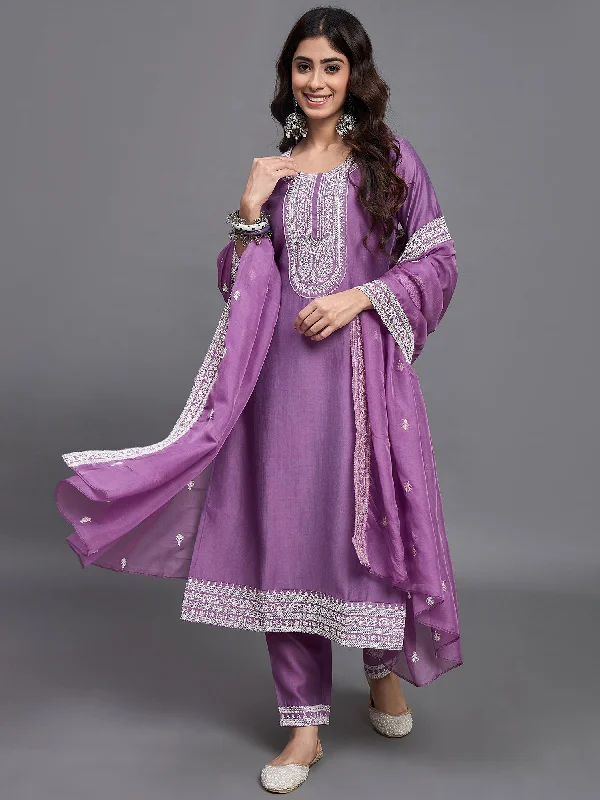 Indian Fashion Women Embroidery A-Line Kurta And Pant set with Dupatta Fashionable Sporty Pants Indian Fashion Women Embroidery A-Line Kurta And Pant set with Dupatta Fashionable Sporty Pants