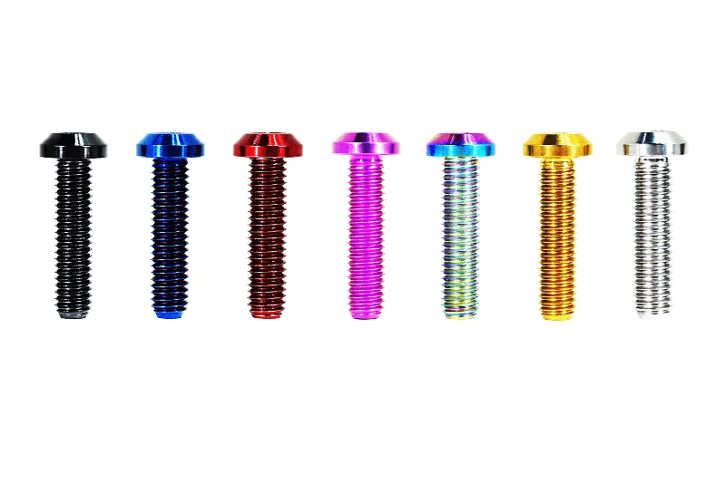 ZSPEC M6-1.0x45mm Dress Up Bolt® Fastener, Angled Head, Titanium Grade-5, Per Each Tunics Summer linen