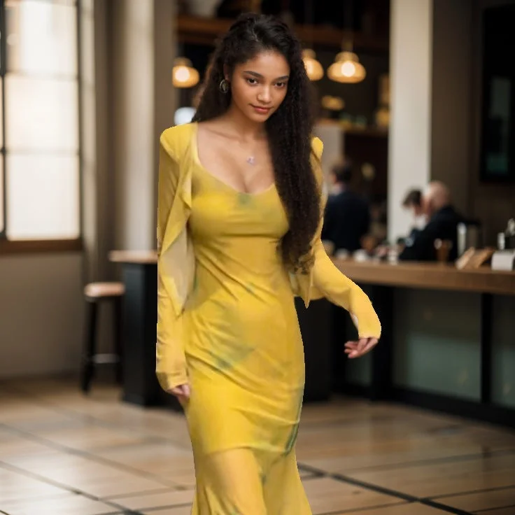 Yipinpay High-End Fishtail Dress Set For Women In 2024 Autumn New Style Slim Halter Dress + Cardigan Mesh Blend Leather Blend Suede Blend Yipinpay High-End Fishtail Dress Set For Women In 2024 Autumn New Style Slim Halter Dress + Cardigan Mesh Blend Leather Blend Suede Blend