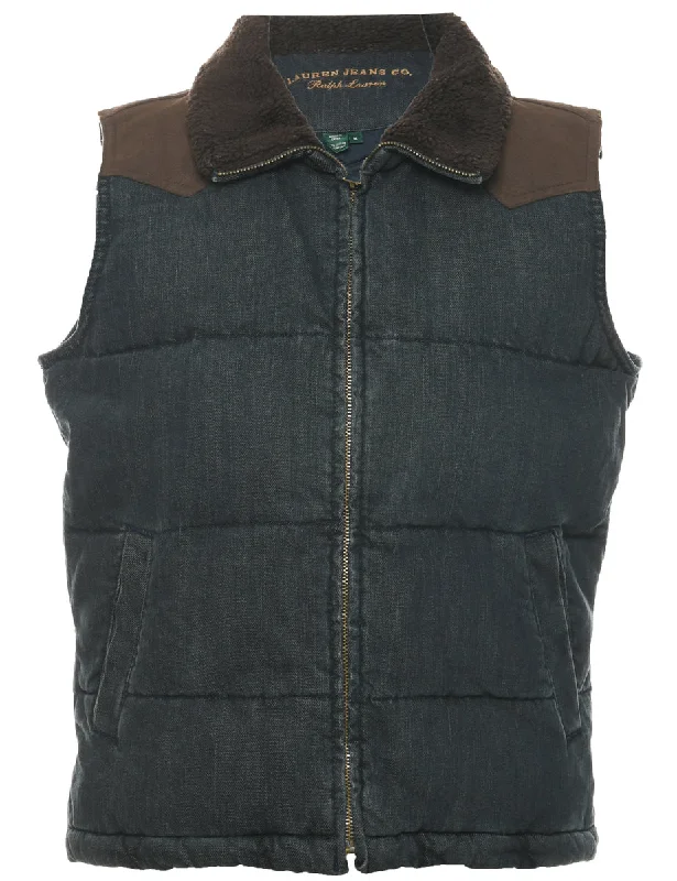 Ralph Lauren Denim Jacket Vest - M V-Neck Jacket Boat Neck Jacket Square Neck Jacket Ralph Lauren Denim Jacket Vest - M V-Neck Jacket Boat Neck Jacket Square Neck Jacket