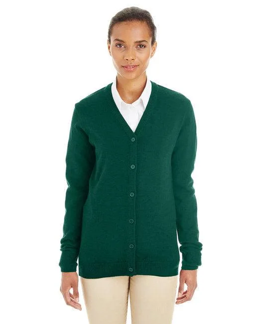 Harriton Ladies' Pilbloc V-Neck Button Cardigan Sweater M425W Asymmetrical,ymmetric Pencil Cardigan Harriton Ladies' Pilbloc V-Neck Button Cardigan Sweater M425W Asymmetrical,ymmetric Pencil Cardigan