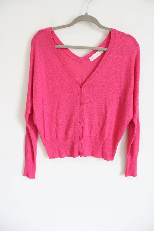 RD Style Bubblegum Pink Soft Lightweight Loose Fit Cardigan | XS Mesh Cardigan Canvas Denim RD Style Bubblegum Pink Soft Lightweight Loose Fit Cardigan | XS Mesh Cardigan Canvas Denim