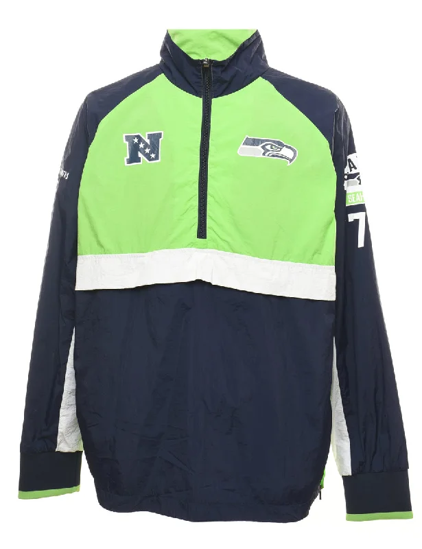 NFL Seattle Seahawks Lime Green & Navy Nylon Jacket - XL Rayon Jacket Velvet Jacket Corduroy Jacket NFL Seattle Seahawks Lime Green & Navy Nylon Jacket - XL Rayon Jacket Velvet Jacket Corduroy Jacket