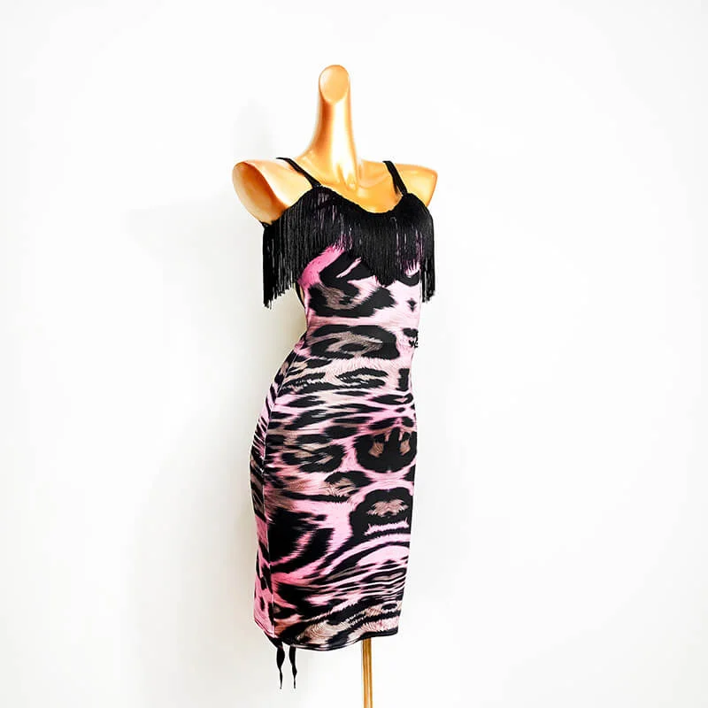 Short Latin Dress with Tassels