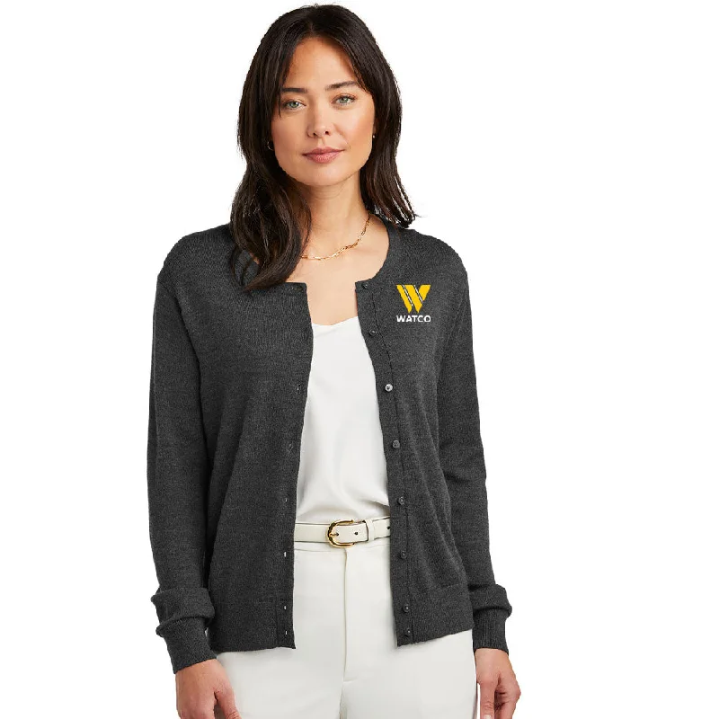 Brooks Brothers ® Women’s Washable Merino Cardigan Sweater - BB18413 Bright Pastel Dark Brooks Brothers ® Women’s Washable Merino Cardigan Sweater - BB18413 Bright Pastel Dark