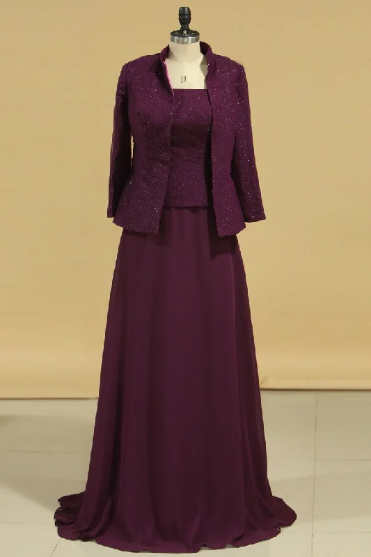 New Arrival Straps Sheath Chiffon Mother Of The Bride Dresses With Jacket A-Line Jacket Boat Neck Shawl Collar New Arrival Straps Sheath Chiffon Mother Of The Bride Dresses With Jacket A-Line Jacket Boat Neck Shawl Collar