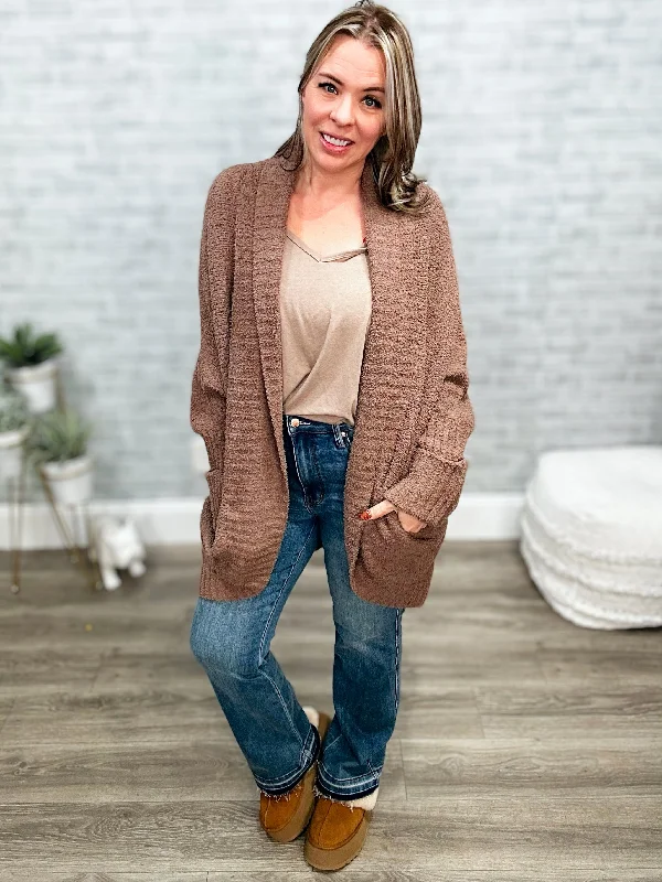OMG Thick & Crazy Soft Cuddle You Mocha Cardigan with Pockets Fitted Loose Oversized OMG Thick & Crazy Soft Cuddle You Mocha Cardigan with Pockets Fitted Loose Oversized