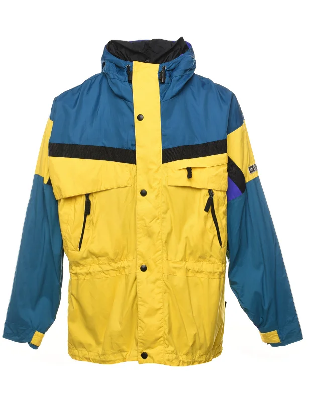 Multi-Colour Mountaineering Jacket - L Zippered Jacket Buttoned Jacket Snapped Jacket Multi-Colour Mountaineering Jacket - L Zippered Jacket Buttoned Jacket Snapped Jacket
