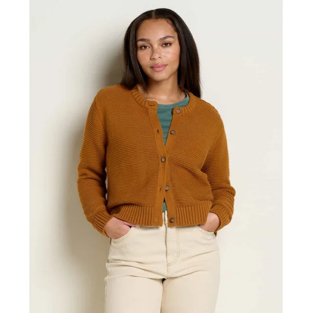Women's Bianca Crew Cardigan Handmade Hand-knitted Hand-woven