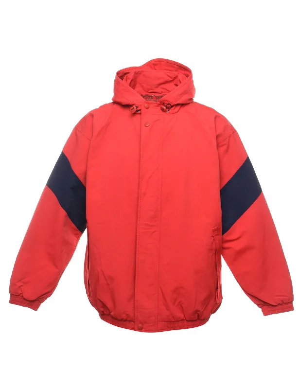 Outer Banks Crew Red & Navy Contrast Jacket - XL Anorak Shell Jacket Lightweight Jacket Outer Banks Crew Red & Navy Contrast Jacket - XL Anorak Shell Jacket Lightweight Jacket