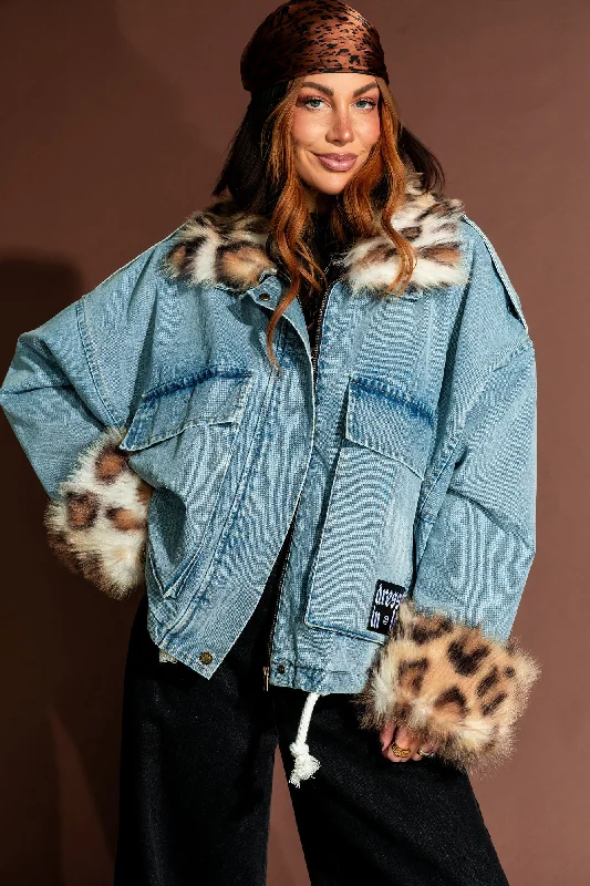 Rebellion Oversized Denim Trucker Jacket with Faux Fur Corduroy Jacket Velvet Jacket Brocade Jacket Rebellion Oversized Denim Trucker Jacket with Faux Fur Corduroy Jacket Velvet Jacket Brocade Jacket