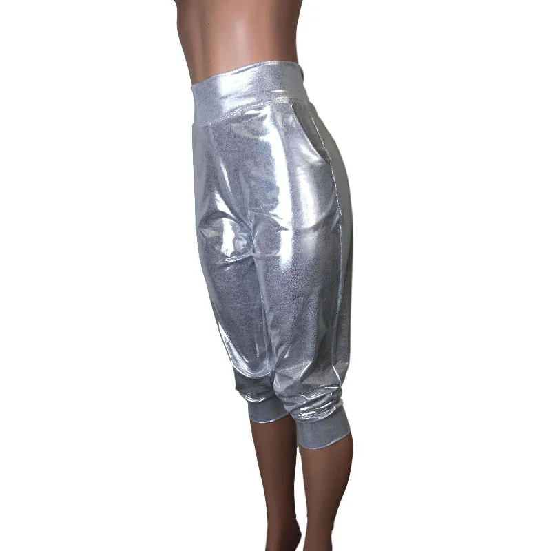 Silver Mystique Joggers w/ Pockets