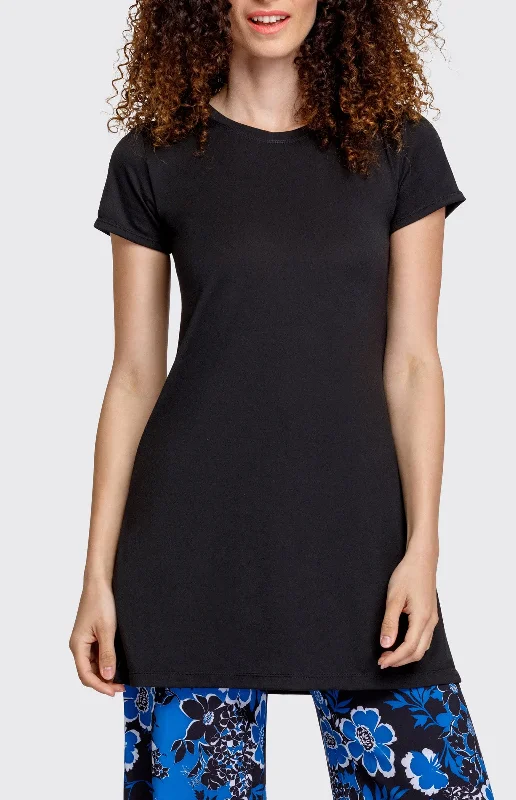 Vadim 33"" Tunic Dress - Noir - FINAL SALE