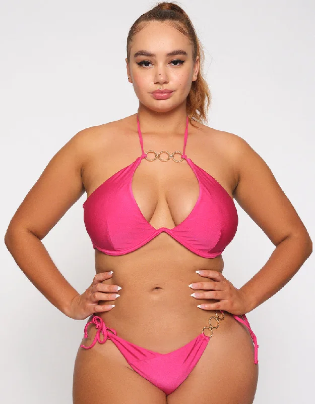 Ann Summers Club Tropicana Bikini Top Pink Fringed bikini set, Fun, Sexy, Trendy