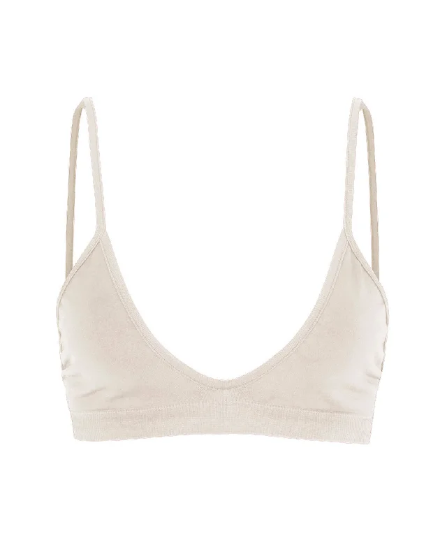 BLISSFUL Bikini Bra Top | Taupe Bikini with lace-up front, Sexy, Trendy, Comfortable BLISSFUL Bikini Bra Top | Taupe Bikini with lace-up front, Sexy, Trendy, Comfortable