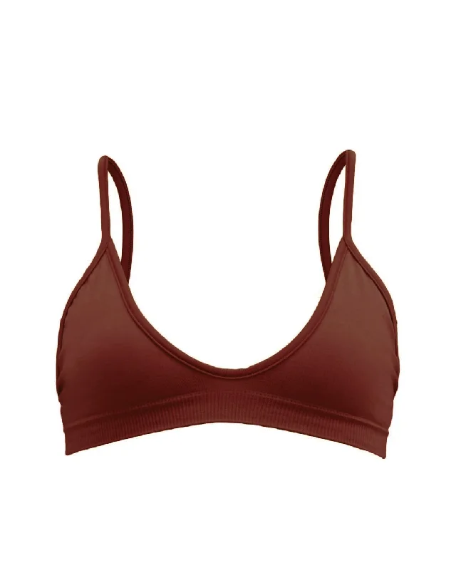 BLISSFUL Bikini Bra Top | Maroon Vintage-inspired bikini, Retro style, Chic, Sexy