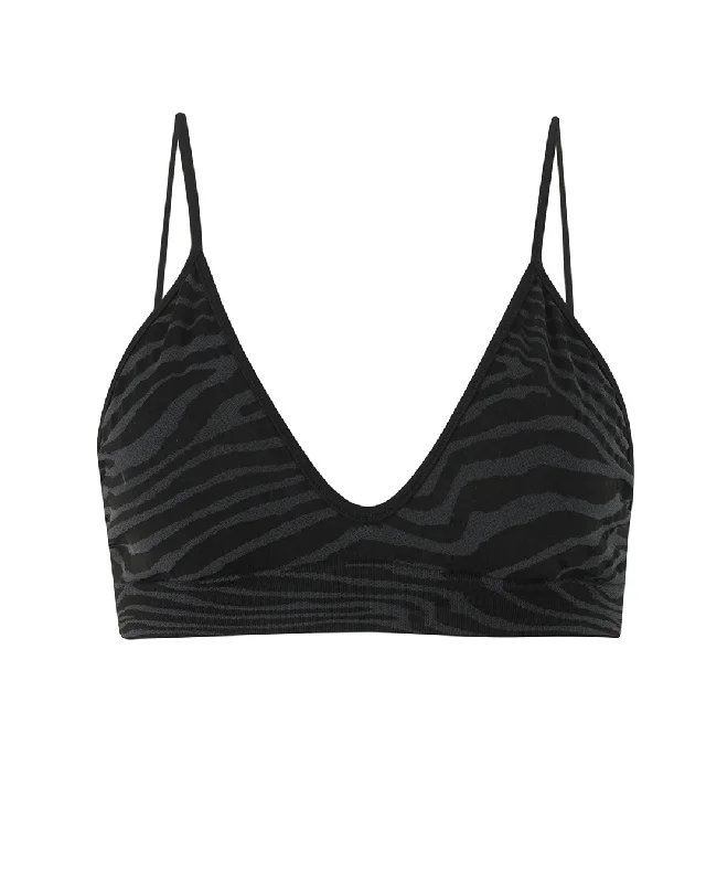 BLISSFUL Bikini Bra Top | Zebra Jacquard Backless bikini top, Sexy, Trendy, Fashionable BLISSFUL Bikini Bra Top | Zebra Jacquard Backless bikini top, Sexy, Trendy, Fashionable
