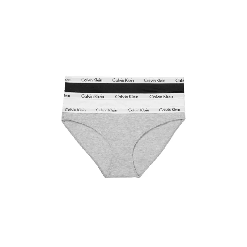 Calvin Klein 3 Pack Stretch Cotton Black/White/Grey Bikini Ruffled bikini, Feminine, Elegant, Beachwear Calvin Klein 3 Pack Stretch Cotton Black/White/Grey Bikini Ruffled bikini, Feminine, Elegant, Beachwear