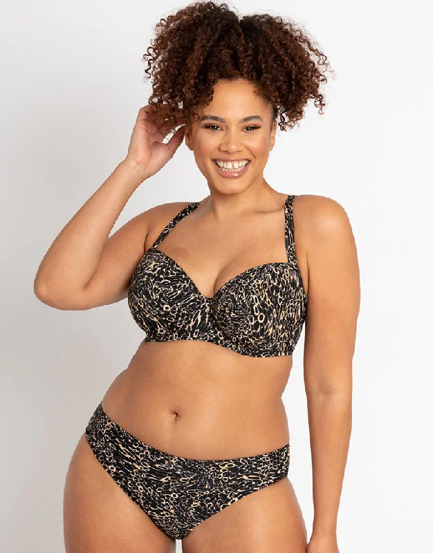 Curvy Kate Eclipso Padded Balcony Bikini Multiway Top Print Mix Wrap-around bikini, Sexy, Trendy, Comfortable Curvy Kate Eclipso Padded Balcony Bikini Multiway Top Print Mix Wrap-around bikini, Sexy, Trendy, Comfortable