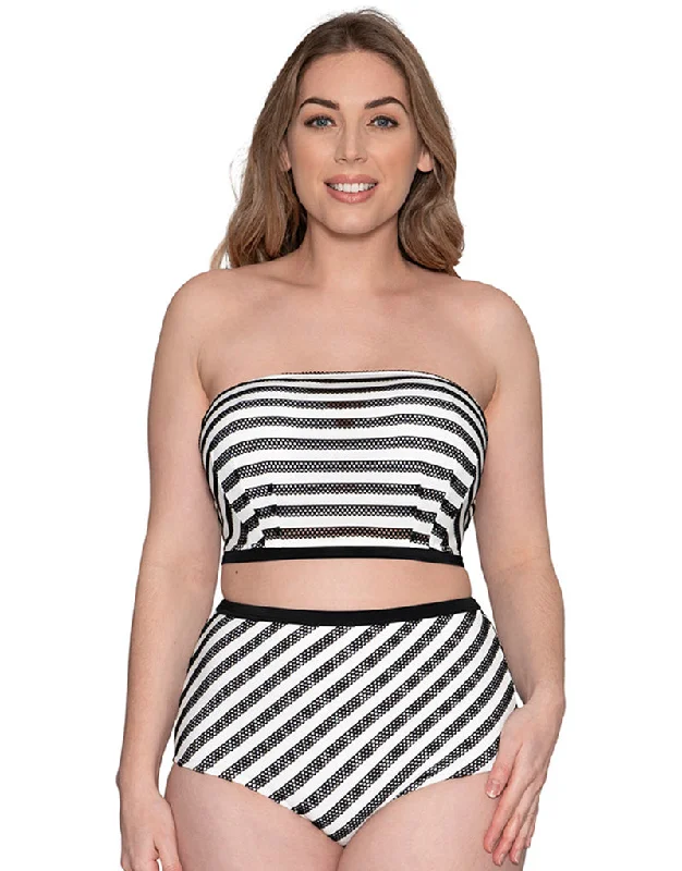 Curvy Kate Sunseeker Bandeau Bikini Top Monochrome Vintage-inspired bikini, Retro style, Chic, Sexy Curvy Kate Sunseeker Bandeau Bikini Top Monochrome Vintage-inspired bikini, Retro style, Chic, Sexy