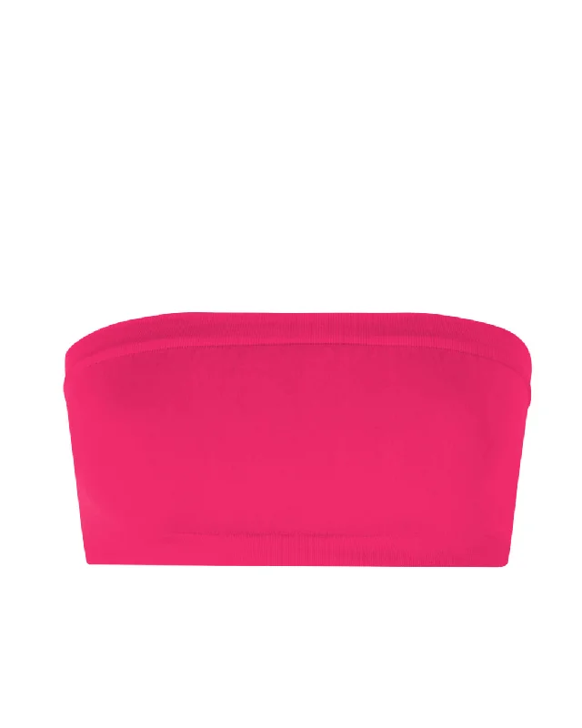 ENAMOURED Bandea Bikini Bra Top | Fuchsia Bikini with mesh sides, Sexy, Trendy, Chic ENAMOURED Bandea Bikini Bra Top | Fuchsia Bikini with mesh sides, Sexy, Trendy, Chic