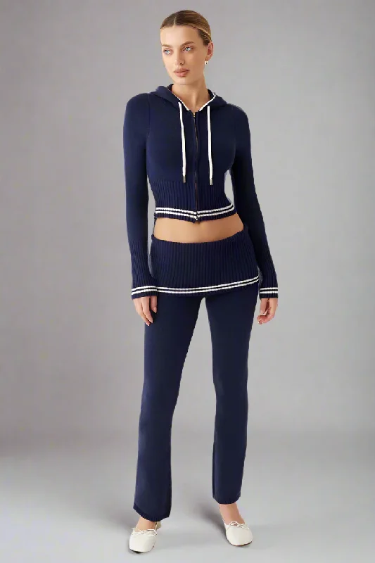 Frankies Bikinis Aimee Cloud Knit Flare Pant as seen on Malin Andersson Solid color bikini, Sleek, Minimalist, Comfortable Frankies Bikinis Aimee Cloud Knit Flare Pant as seen on Malin Andersson Solid color bikini, Sleek, Minimalist, Comfortable