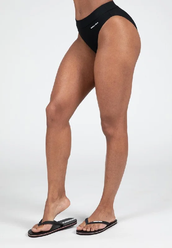 Gorilla Wear Summerville Bikini Bottom - Black Halter-neck bikini, Elegant, Sexy, Comfortable Gorilla Wear Summerville Bikini Bottom - Black Halter-neck bikini, Elegant, Sexy, Comfortable