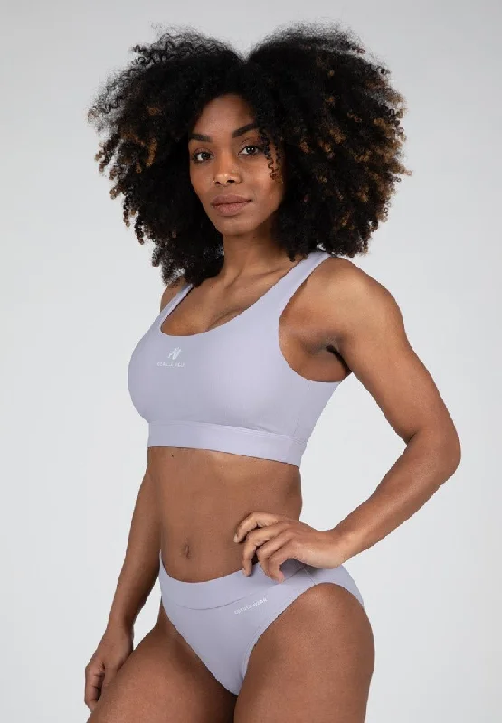 Gorilla Wear Summerville Bikini Top - Lilac Mesh insert bikini, Sexy, Chic, Trendy