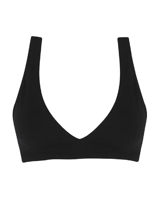 GRACEFUL Bikini Bra Top | Black Velvet bikini set, Glamorous, Trendy, Sexy