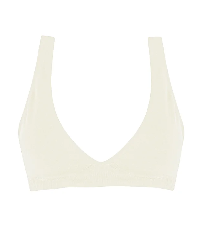 GRACEFUL Bikini Bra Top | Cream Adjustable bikini bottom, Custom fit, Comfortable, Sexy GRACEFUL Bikini Bra Top | Cream Adjustable bikini bottom, Custom fit, Comfortable, Sexy