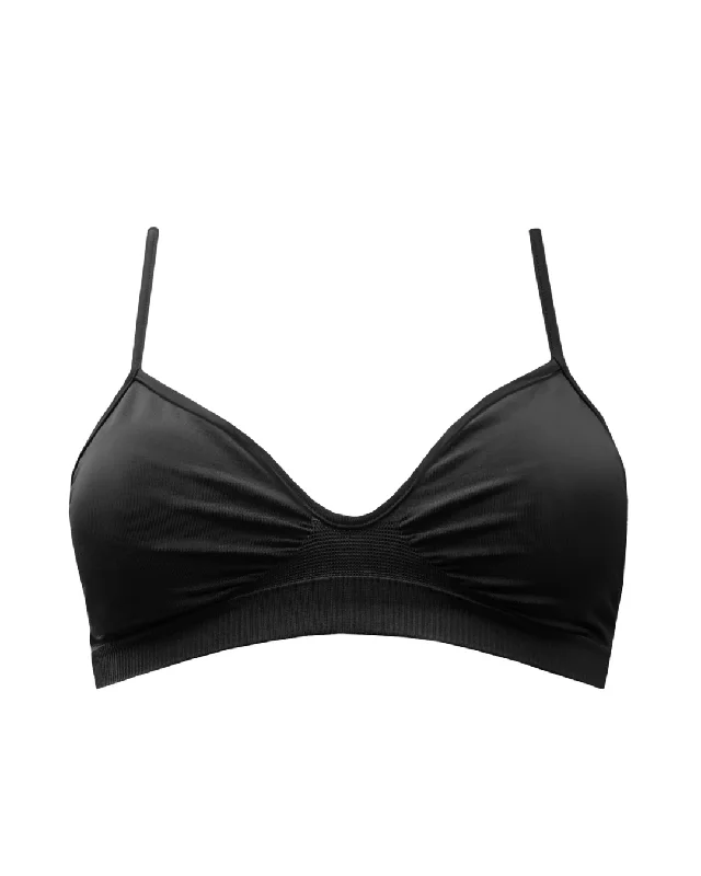 LIBERATED Bikini Bra Top | Black V-neck bikini, Sexy, Trendy, Comfortable