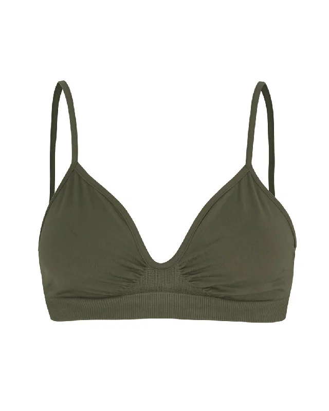 LIBERATED Bikini Bra Top | Olive Wrap bikini, Sexy, Trendy, Comfortable