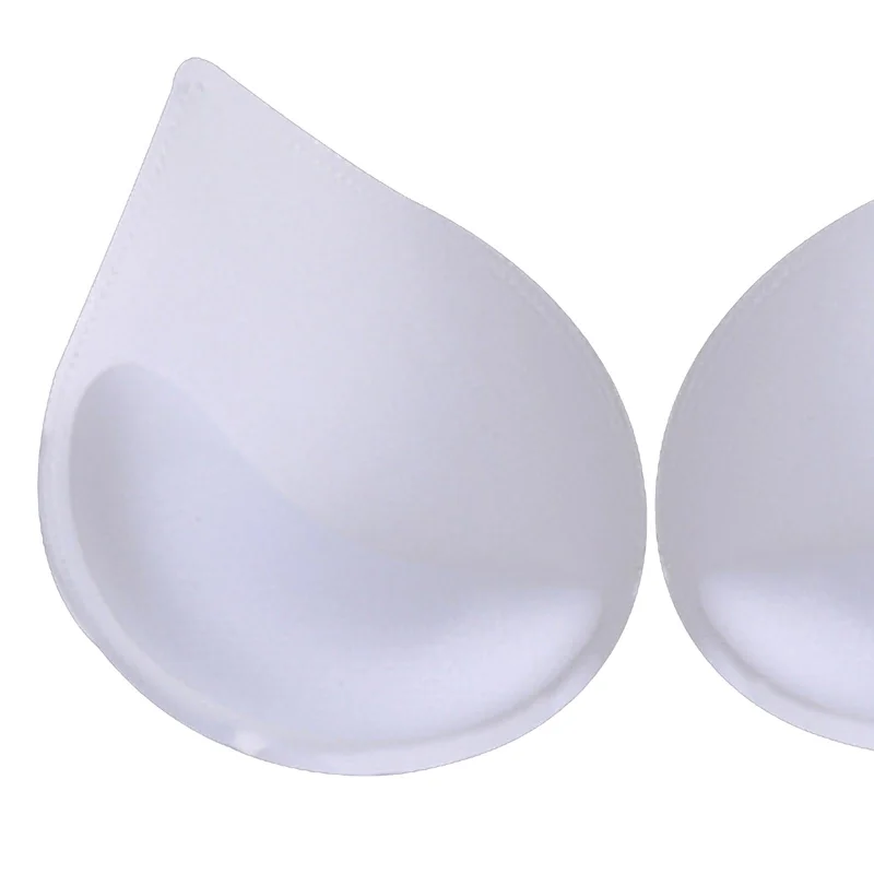 1 Pair Bra Insert Pads Enhancer Removable Breathable Sports Bikini White Crochet bikini, Bohemian style, Sexy, Comfortable