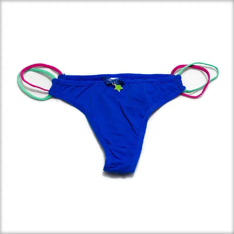 Royal Blue Bikini Panty Sheer mesh bikini, Sexy, Fashion-forward, Trendy