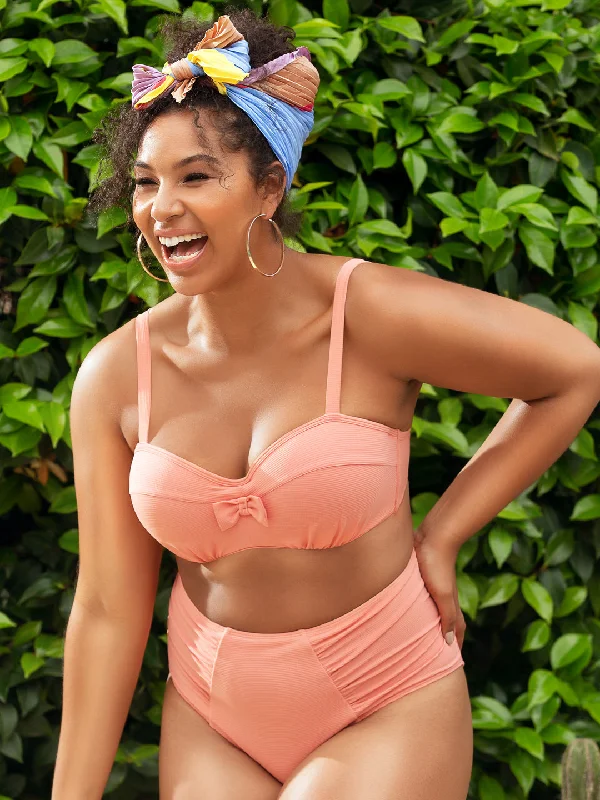 Vivien Balconette Bikini Top - Pink Blush - S8162 Deep-V bikini, Sexy, Fashionable, Comfortable Vivien Balconette Bikini Top - Pink Blush - S8162 Deep-V bikini, Sexy, Fashionable, Comfortable