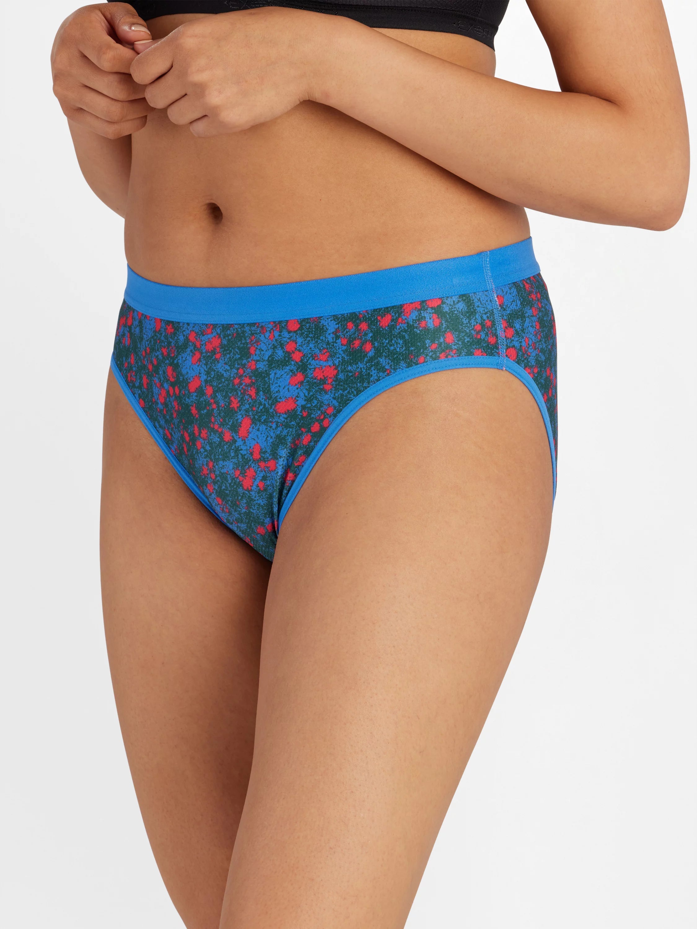 Women's Give-N-Go Sport Bikini Brief 2.0 | Lagoon Camo Dot | ExOfficio Contrast bikini, Stylish, Chic, Trendy Women's Give-N-Go Sport Bikini Brief 2.0 | Lagoon Camo Dot | ExOfficio Contrast bikini, Stylish, Chic, Trendy