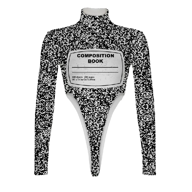 Composition Book Turtleneck Long Sleeve Jumpsuit Plus size jumpsuit, Curvy fit, Comfortable, Trendy Composition Book Turtleneck Long Sleeve Jumpsuit Plus size jumpsuit, Curvy fit, Comfortable, Trendy