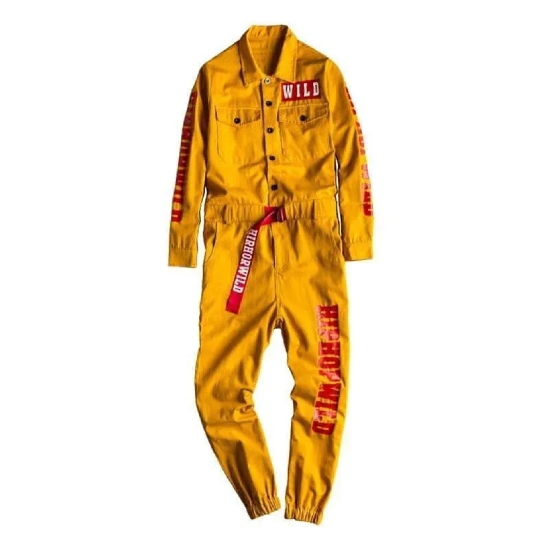 Printed Long Sleeve Jumpsuit Tailored jumpsuit, Business casual, Professional, Stylish Printed Long Sleeve Jumpsuit Tailored jumpsuit, Business casual, Professional, Stylish