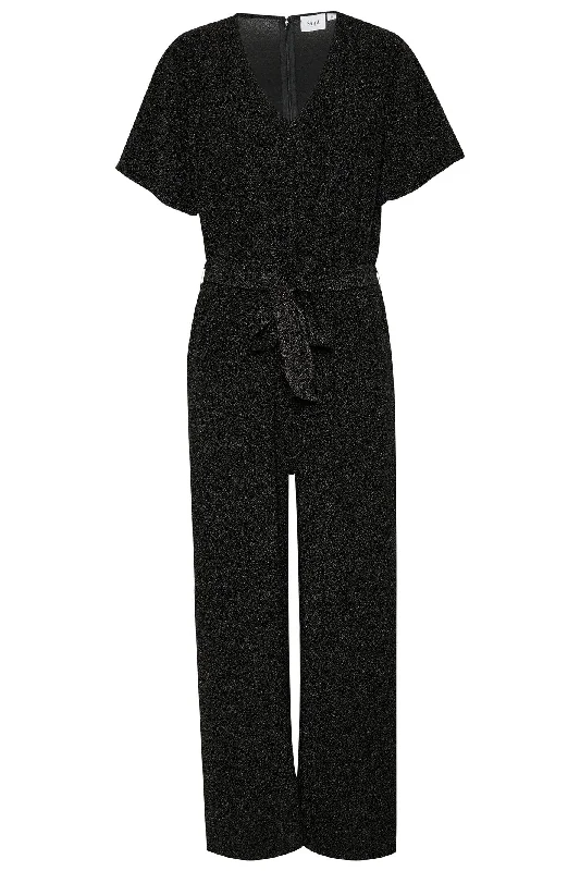 Saint Tropez 30513668 HumaSZ Jumpsuit Black Wide leg jumpsuit, Summer style, Comfortable, Trendy Saint Tropez 30513668 HumaSZ Jumpsuit Black Wide leg jumpsuit, Summer style, Comfortable, Trendy