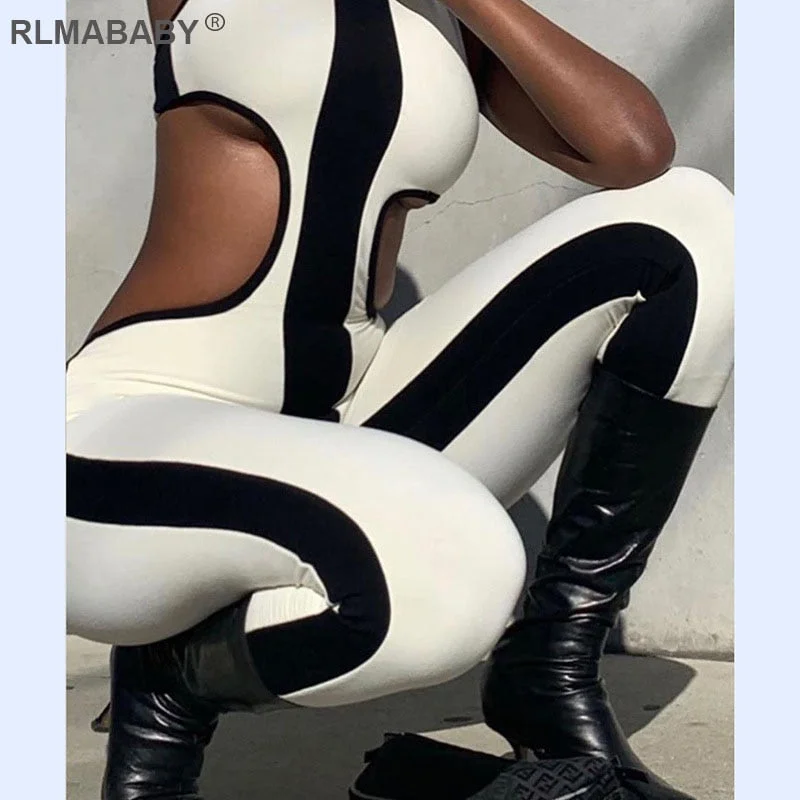 Sexy Backless Sport Wear Women Jumpsuit Skinny Halter Casual romper jumpsuit, Comfortable, Summer, Street style Sexy Backless Sport Wear Women Jumpsuit Skinny Halter Casual romper jumpsuit, Comfortable, Summer, Street style