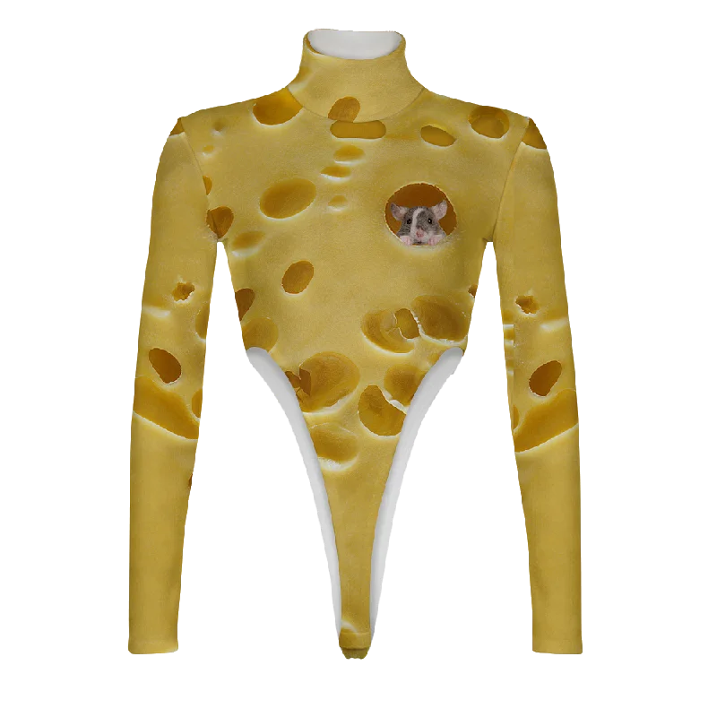 Swiss Mouse Turtleneck Long Sleeve Jumpsuit V-neck jumpsuit, Sexy, Comfortable, Chic Swiss Mouse Turtleneck Long Sleeve Jumpsuit V-neck jumpsuit, Sexy, Comfortable, Chic