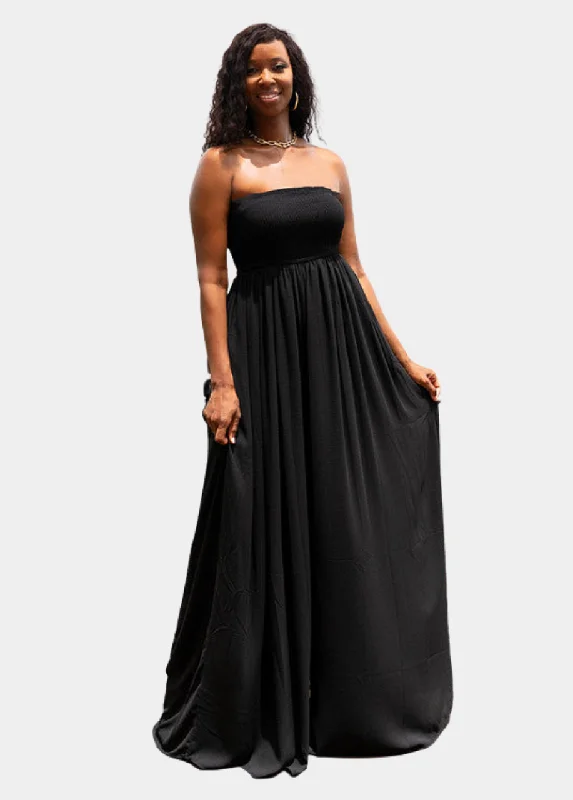 Venice Wide Leg Jumpsuit - Black Off-shoulder wide-leg jumpsuit, Elegant, Fashionable, Stylish Venice Wide Leg Jumpsuit - Black Off-shoulder wide-leg jumpsuit, Elegant, Fashionable, Stylish