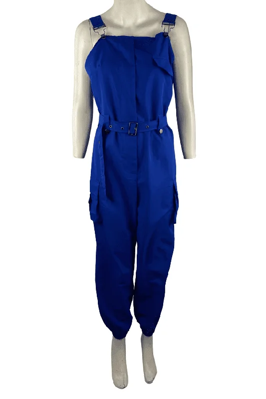 Unbranded women's royal blue jumpsuit size M Wide leg jumpsuit, Summer vibes, Relaxed fit, Casual Unbranded women's royal blue jumpsuit size M Wide leg jumpsuit, Summer vibes, Relaxed fit, Casual